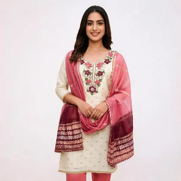 Red_Silk_Floral_Embroidered_Unstitched_Suit_Material_For_Women