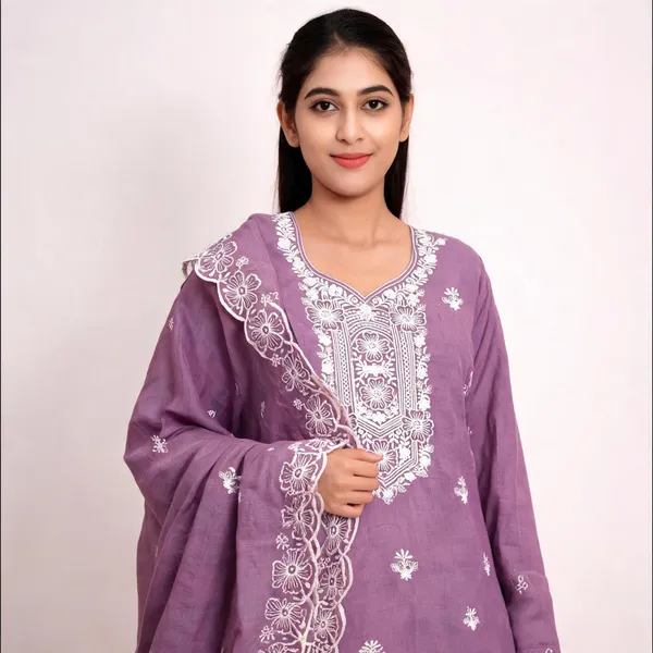 Pink_Cotton_Floral_Embroidered_Unstitched_Suit_Material_For_Women