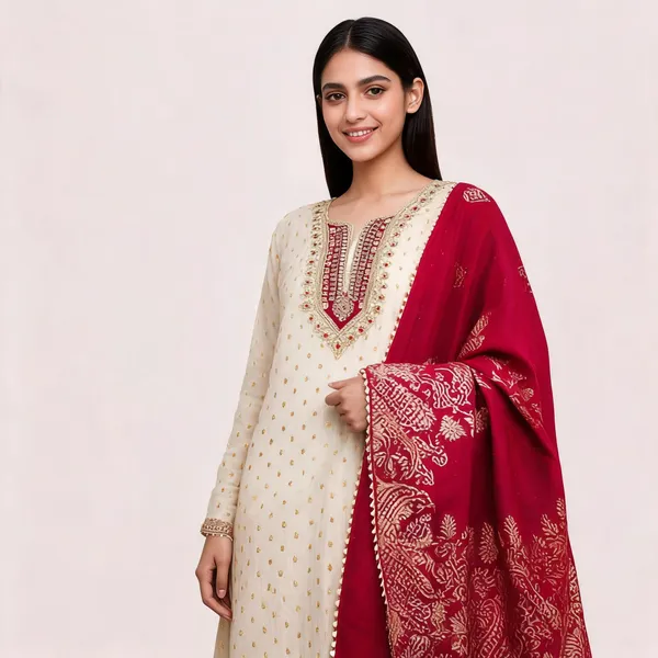 Maroon_Silk_Embroidered_Unstitched_Suit_Material_For_Women