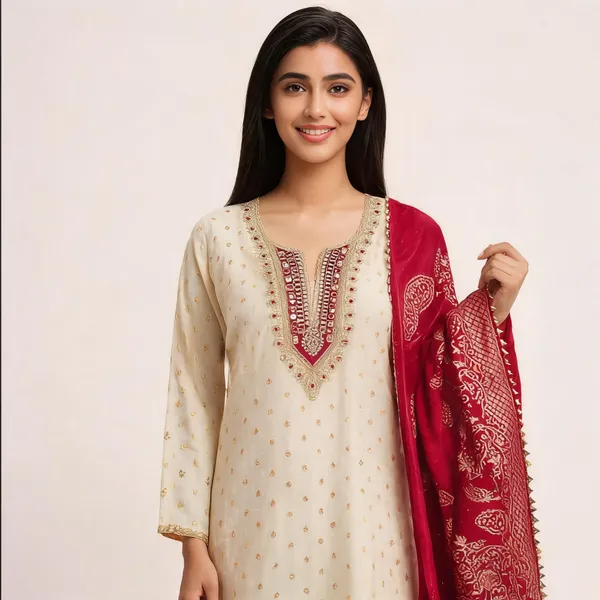 Maroon_Silk_Embroidered_Unstitched_Suit_Material_For_Women