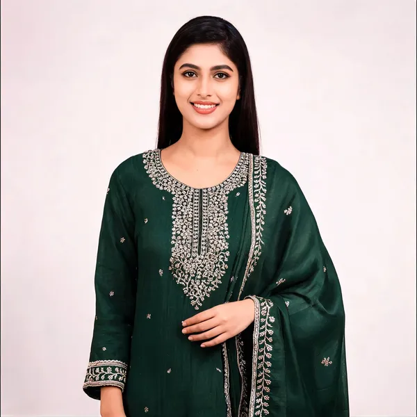 Green_Silk_Zari_Embroidered_Unstitched_Suit_Material_For_Women