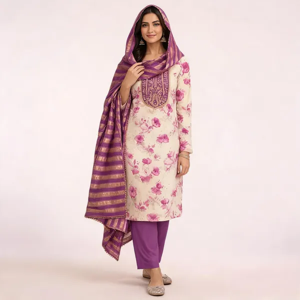 Purple_Silk_Floral_Printed_Embroidered_Unstitched_Suit_Material_For_Women