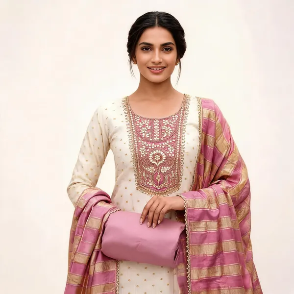 Pink_Jacquard_Embroidered_Unstitched_Suit_Material_For_Women