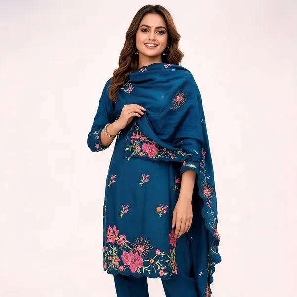 Silk_Festive_Floral_Embroidered_Blue_Suit_Material