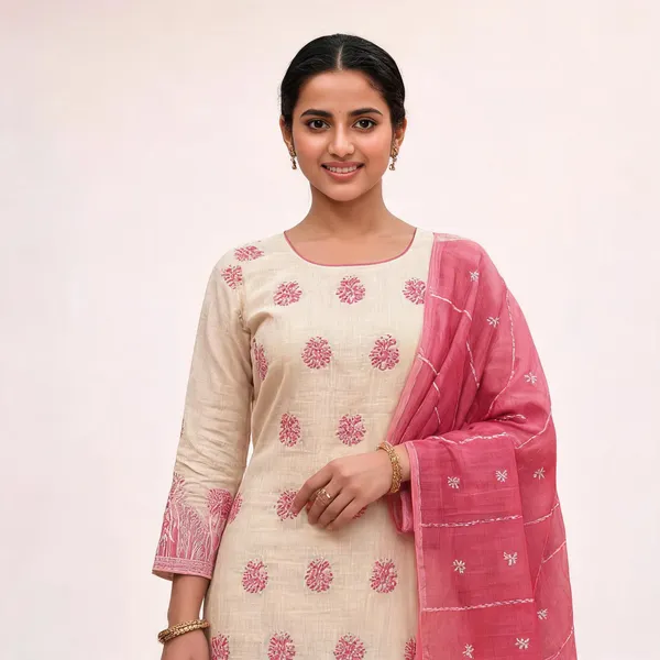 Linen_Festive_Woven_Floral_Pink_Suit_Material