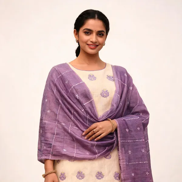 Purple_Linen_Floral_Woven_Unstitched_Suit_Material_For_Women