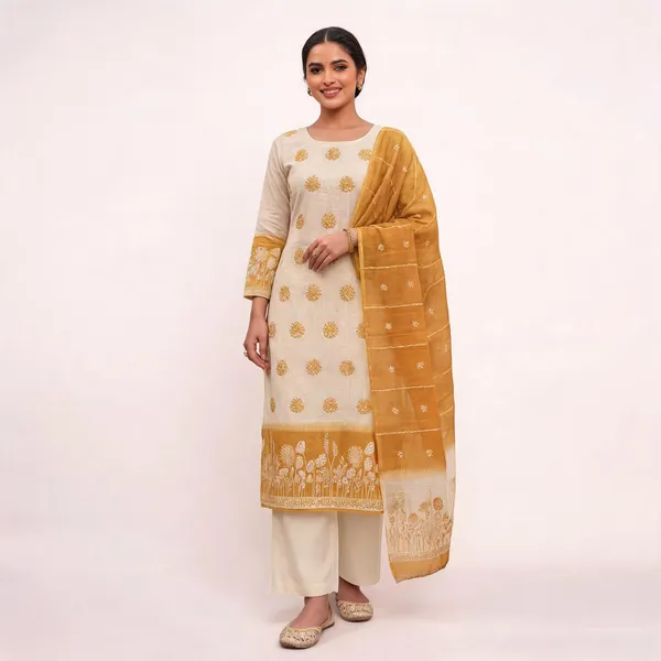 Yellow_Linen_Blend_Woven_Floral_Unstitched_Suit_Material_For_Women