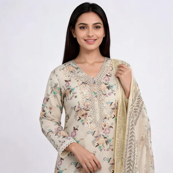 Yellow_Silk_Floral_Embroidered_Unstitched_Suit_Material_For_Women