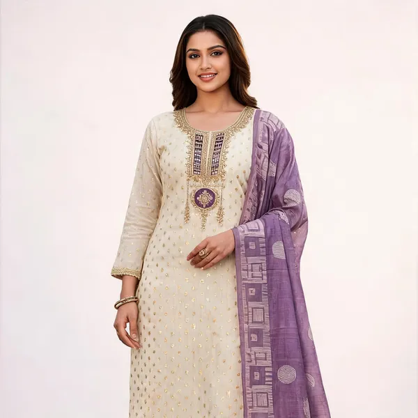 Silk_Festive_Embroidered_Cream_Purple_Suit_Material