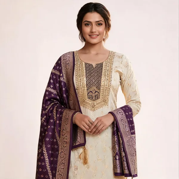 Purple_Banarasi_Jacquard_Woven_Unstitched_Suit_Material_For_Women