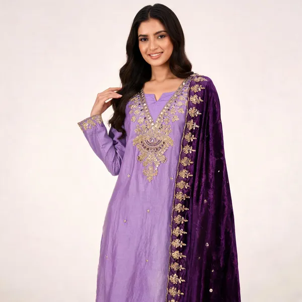 Purple_Silk_Embroidered_Unstitched_Salwar_Suit_Material_For_Women
