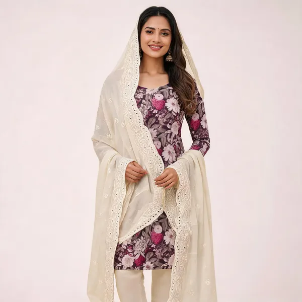 Purple_Cotton_Floral_Unstitched_Suit_Material_For_Women