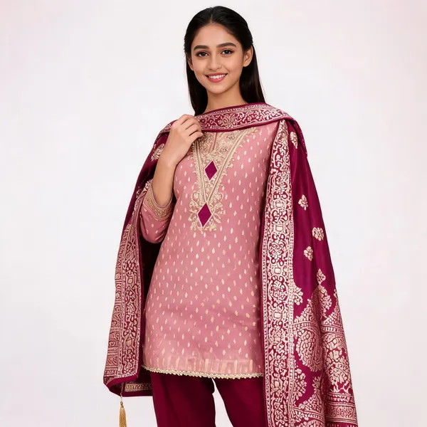 Silk_Ethnic_Solid_Maroon_Suit_Material