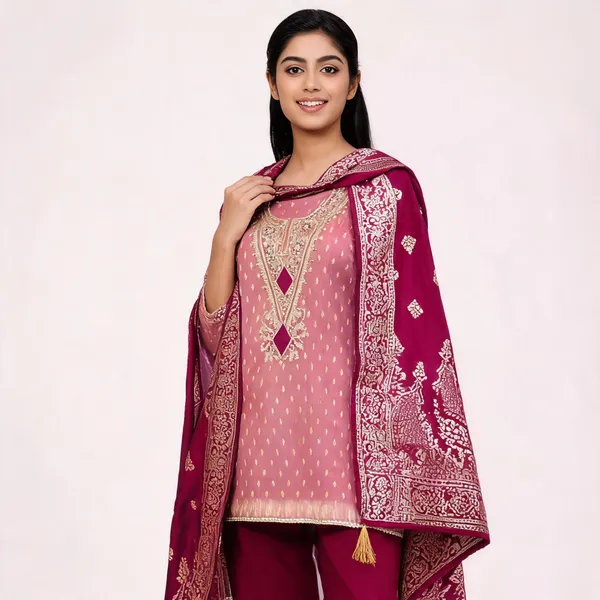 Silk_Ethnic_Solid_Maroon_Suit_Material