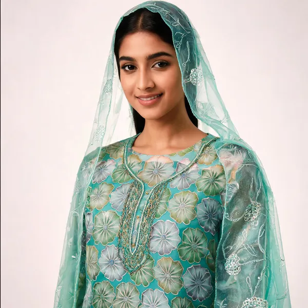 Blue_Cotton_Blend_Printed_Unstitched_Suit_Material_For_Women