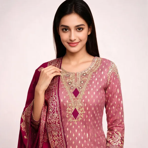 Dark_Pink_Silk_Embroidered_Unstitched_Suit_Material_For_Women