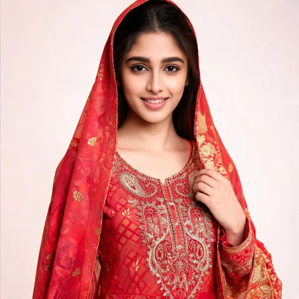 Cotton_Ethnic_Ombre_Washed_Red_Unstitched_Suit_Material