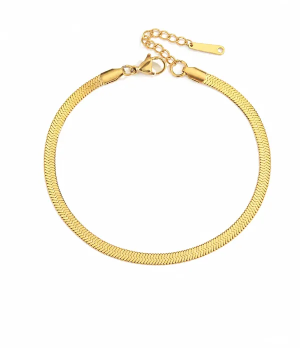 Golden_Stainless_Steel_Gold_Plated_18_Carat_Chain_Bracelet_For_Women