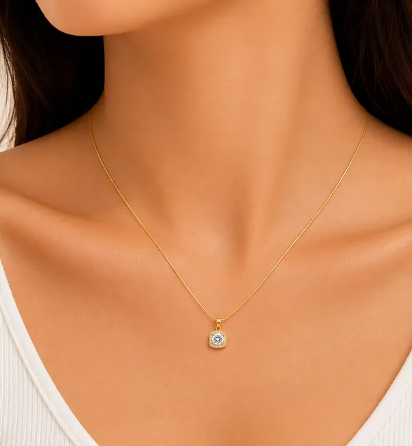 Golden_Stainless_Steel_Gold_Plated_18_Carat_Pendant_Necklace_For_Women