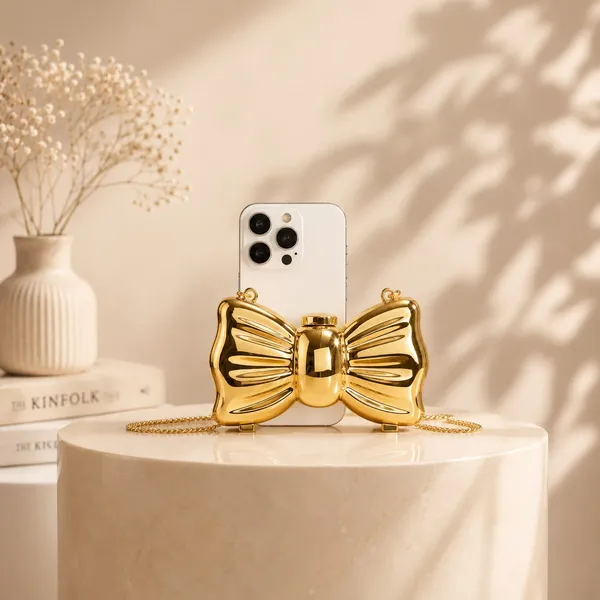 Golden_Acrylic_Mini_Clutch_Bag_For_Women