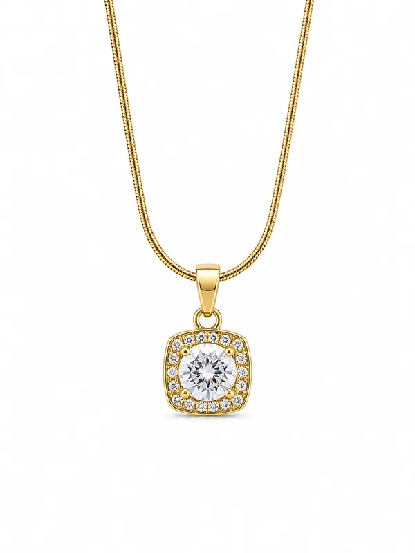 Golden_Stainless_Steel_Gold_Plated_18_Carat_Pendant_Necklace_For_Women