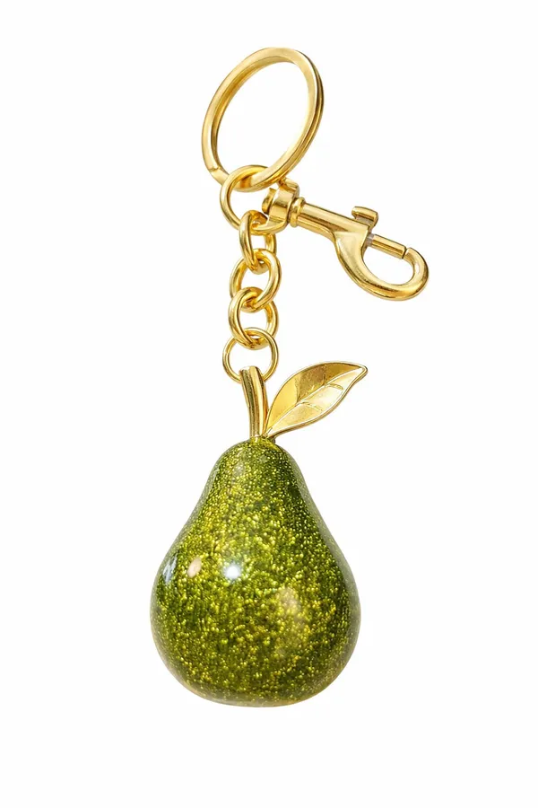 Green_And_Golden_Stainless_Steel_Gold_Plated_18_Carat_Keychain_For_Women