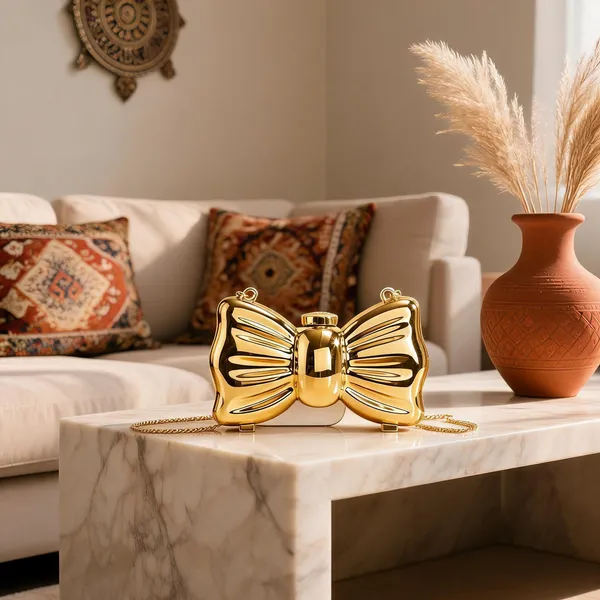 Golden_Acrylic_Mini_Clutch_Bag_For_Women