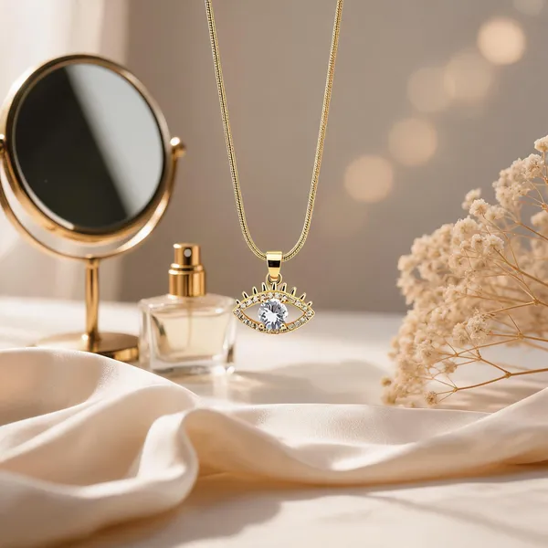 Golden_Stainless_Steel_Gold_Plated_18_Carat_Pendant_Necklace_For_Women