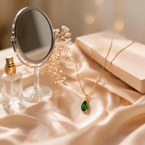Green_And_Golden_Stainless_Steel_Gold_Plated_18_Carat_Pendant_Necklace_For_Women