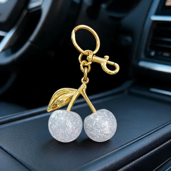 Blue_And_Golden_Stainless_Steel_Gold_Plated_18_Carat_Keychain_For_Women
