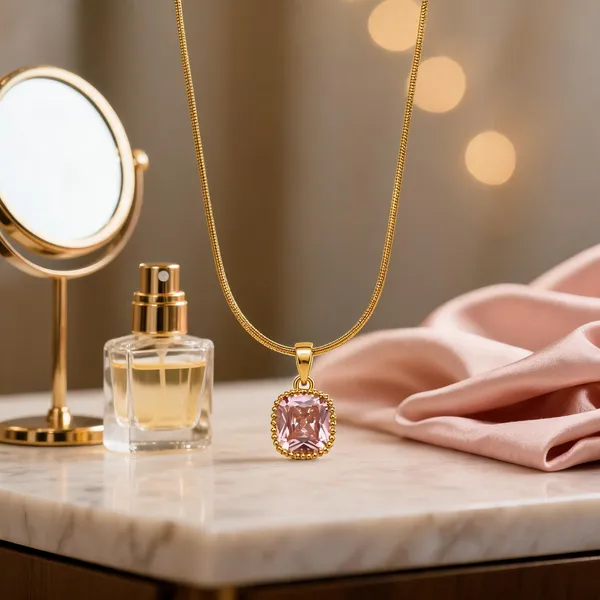 Golden_Stainless_Steel_Gold_Plated_18_Carat_Pendant_Necklace_For_Women