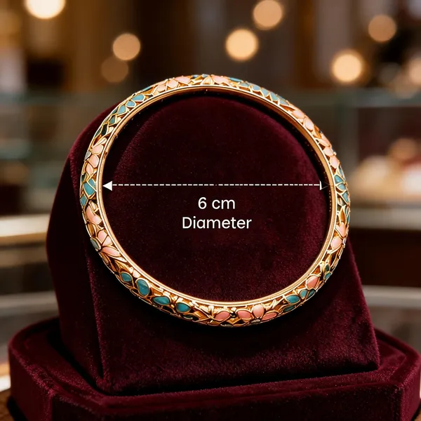 Golden_Stainless_Steel_Gold_Plated_18_Carat_Bangle_For_Women