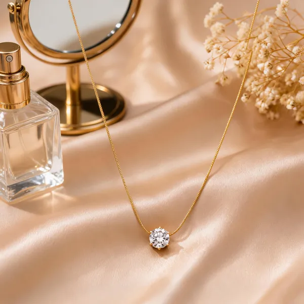 Golden_Stainless_Steel_Gold_Plated_18_Carat_Pendant_Chain_Necklace_For_Women