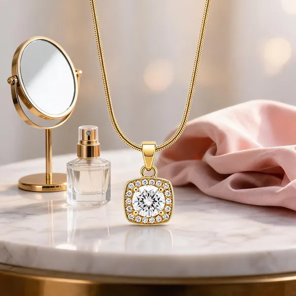 Golden_Stainless_Steel_Gold_Plated_18_Carat_Pendant_Necklace_For_Women