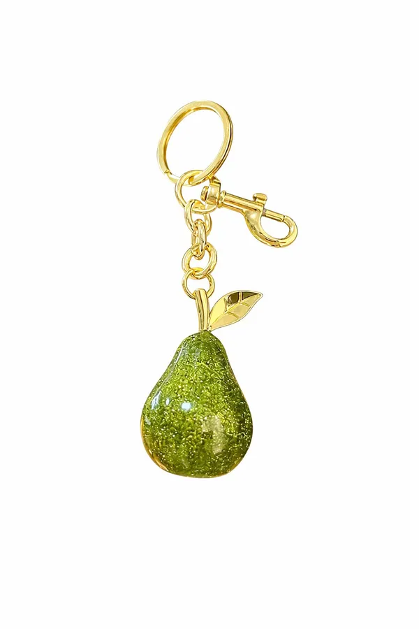 Green_And_Golden_Stainless_Steel_Gold_Plated_18_Carat_Keychain_For_Women
