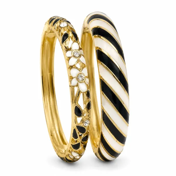 Multicolor_Stainless_Steel_Gold_Plated_18_Carat_Bangle_Set_For_Women