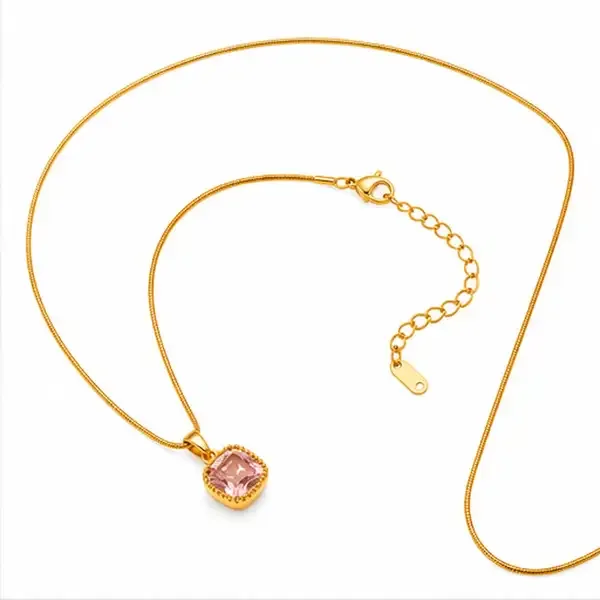 Golden_Stainless_Steel_Gold_Plated_18_Carat_Pendant_Necklace_For_Women