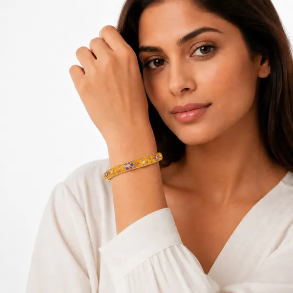 Multicolor_Stainless_Steel_Gold_Plated_18_Carat_Bangle_Set_For_Women_Pack_Of_2