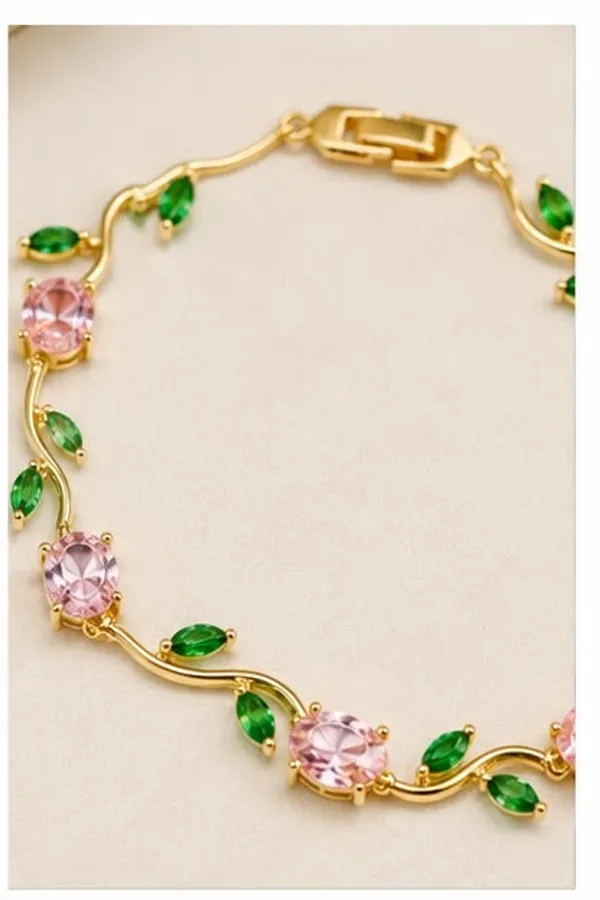 Golden_Stainless_Steel_Gold_Plated_18_Carat_Bracelet_For_Women