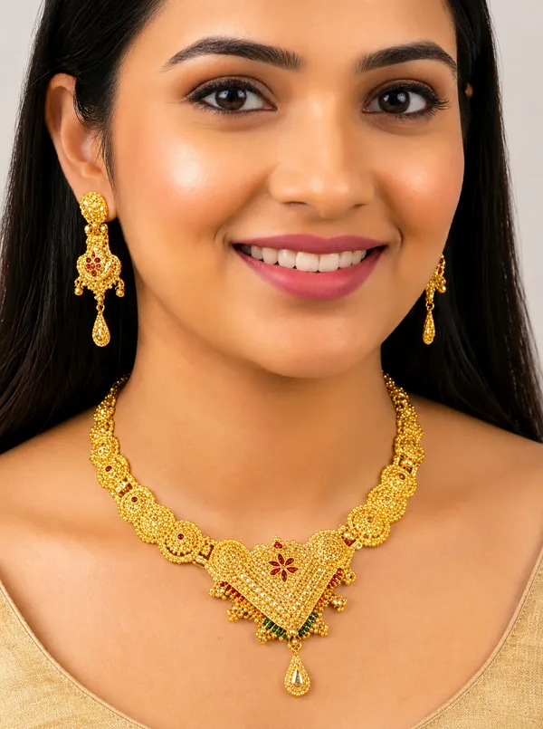 Gold_Alloy_Kundan_Style_Necklace_Set_For_Women