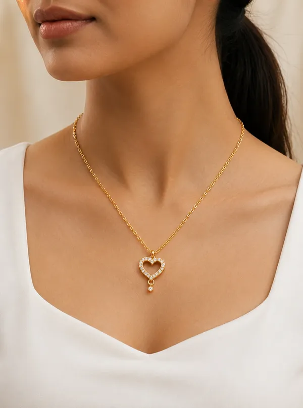 Gold_Brass_Studded_Heart_Pendant_Chain_For_Women