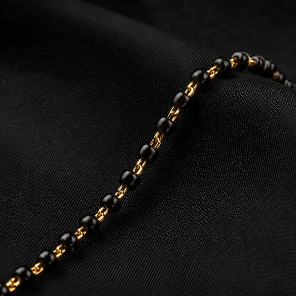 Gold_Brass_Black_Beaded_Wing_Pendant_Mangalsutra_For_Women