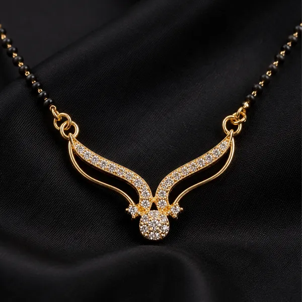 Gold_Brass_Black_Beaded_Wing_Pendant_Mangalsutra_For_Women