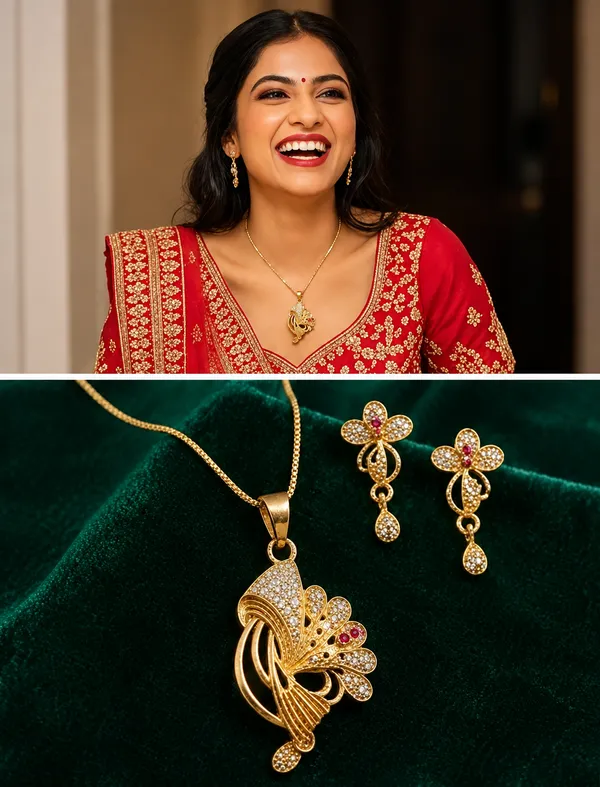 Gold_Brass_Peacock_Pendant_Necklace_Set_For_Women