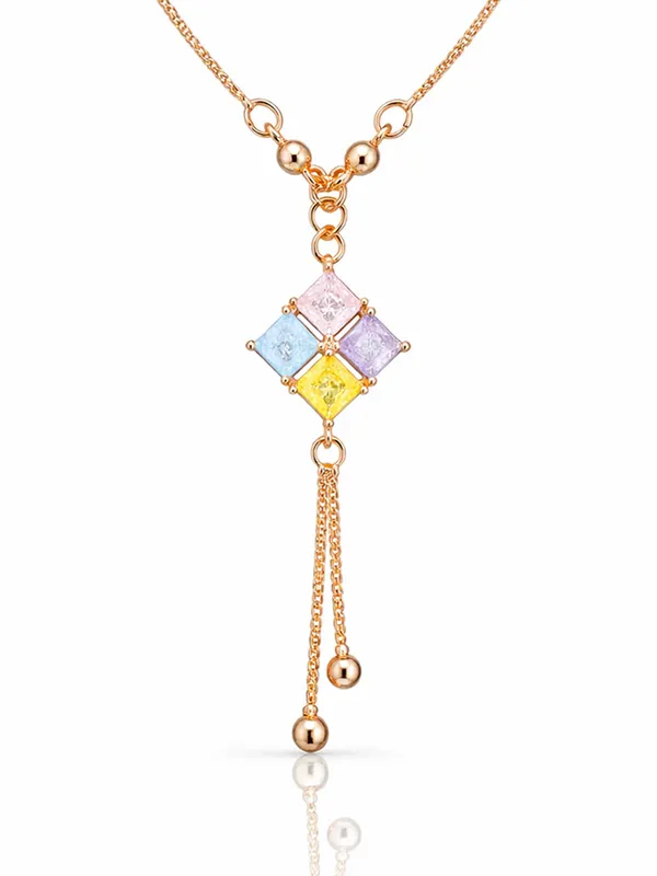 Gold_Plated_Multicolor_Crystal_CZ_Necklace