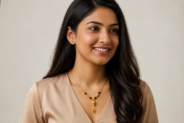 Gold_Brass_Black_Beaded_Mangalsutra_Style_Chain_For_Women