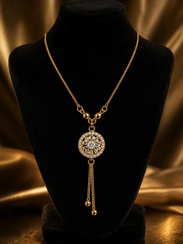 Luxury_Gold_Finish_Crystal_CZ_Necklace