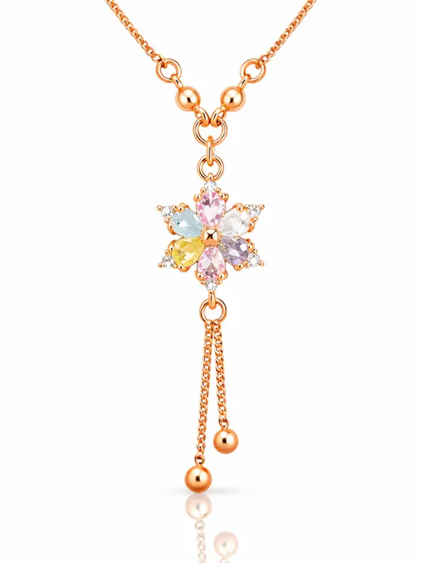 Pastel_Floral_Charm_Gold_CZ_Necklace