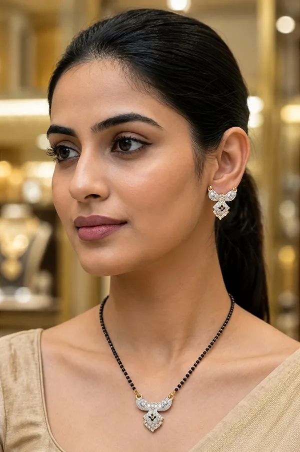 Gold_Brass_Black_Beaded_Diamond_Style_Mangalsutra_For_Women