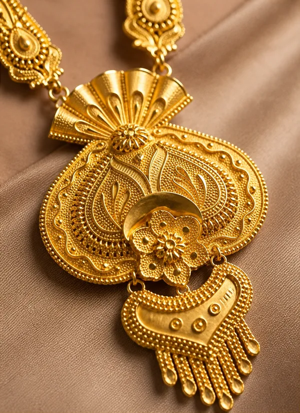 Gold_Alloy_Antique_Long_Haram_Necklace_Set_For_Women